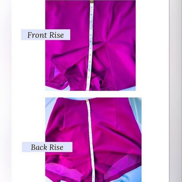 Fuschia Split Skorts- Skirt Shorts- L (smaller fit) - Picture 13 of 16
